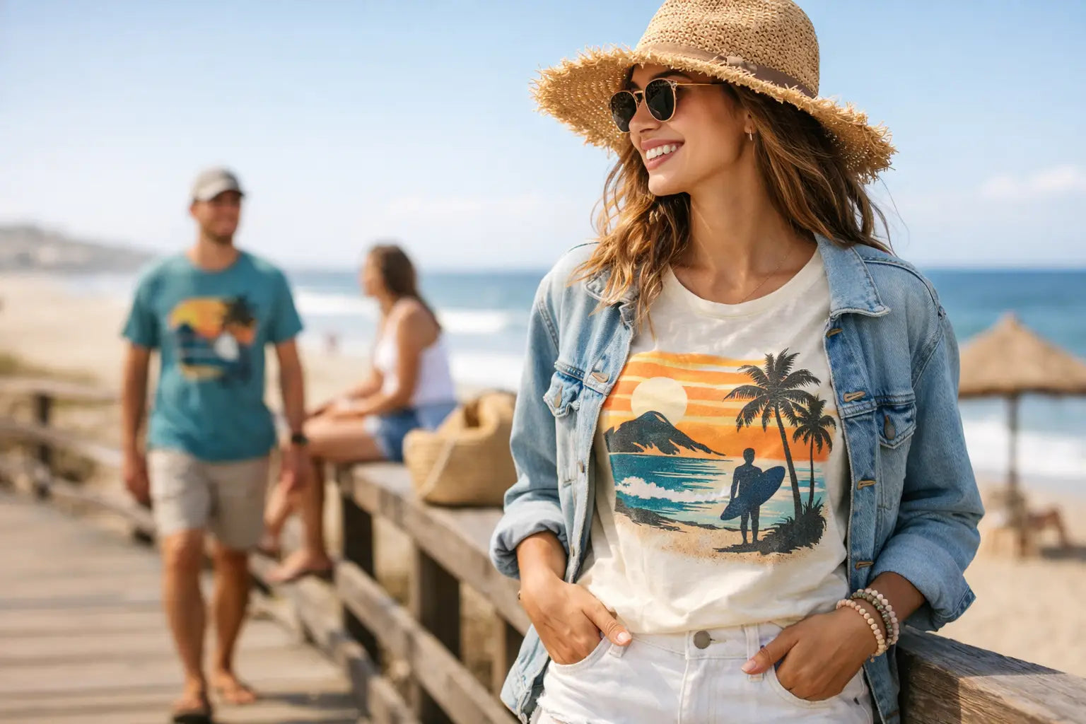 How to Style Beach Graphic Tees for Easy Days