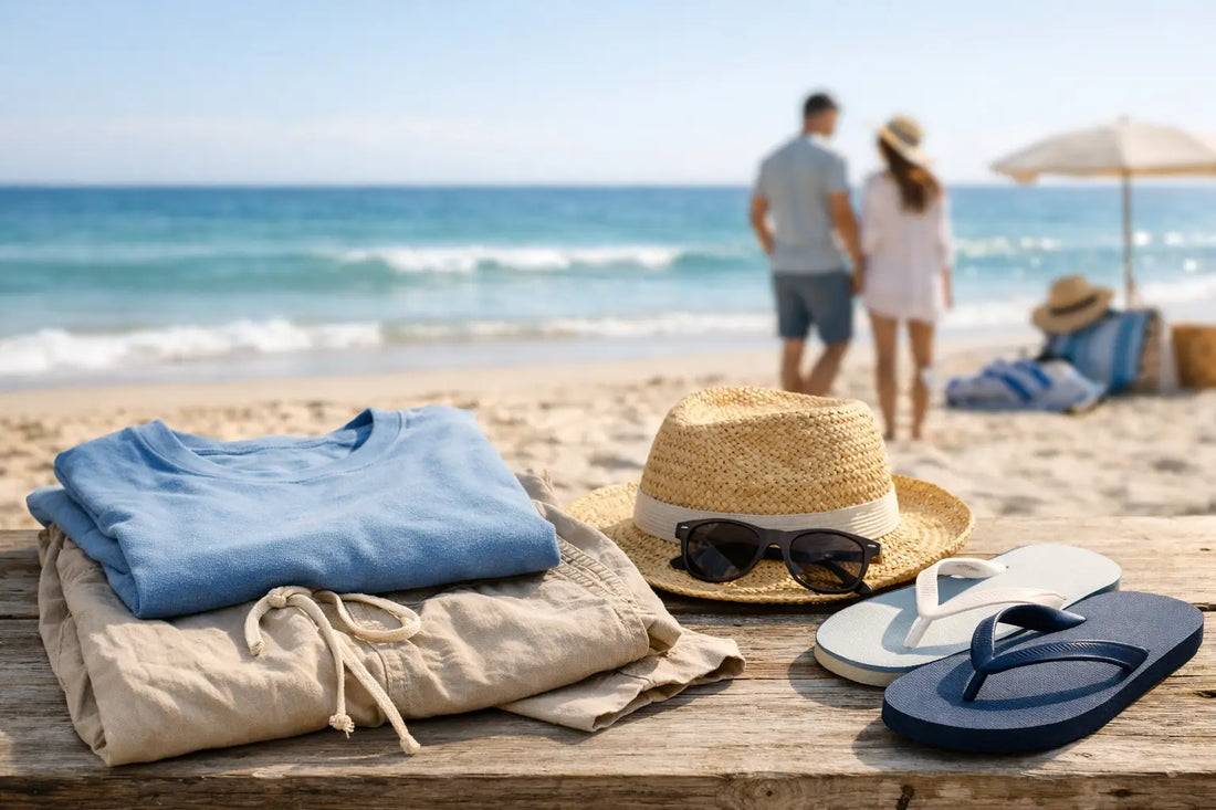 Casual Apparel Sizing for Beach-Day Comfort