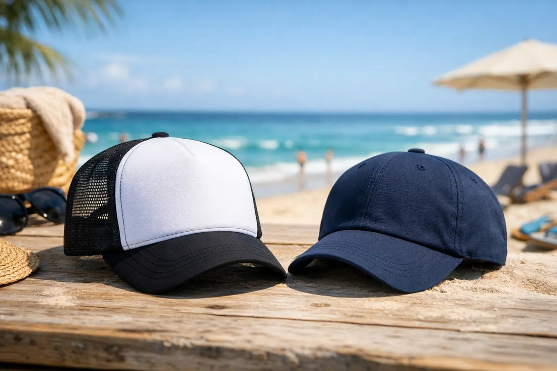 Trucker Hats vs Baseball Caps for Beach Days