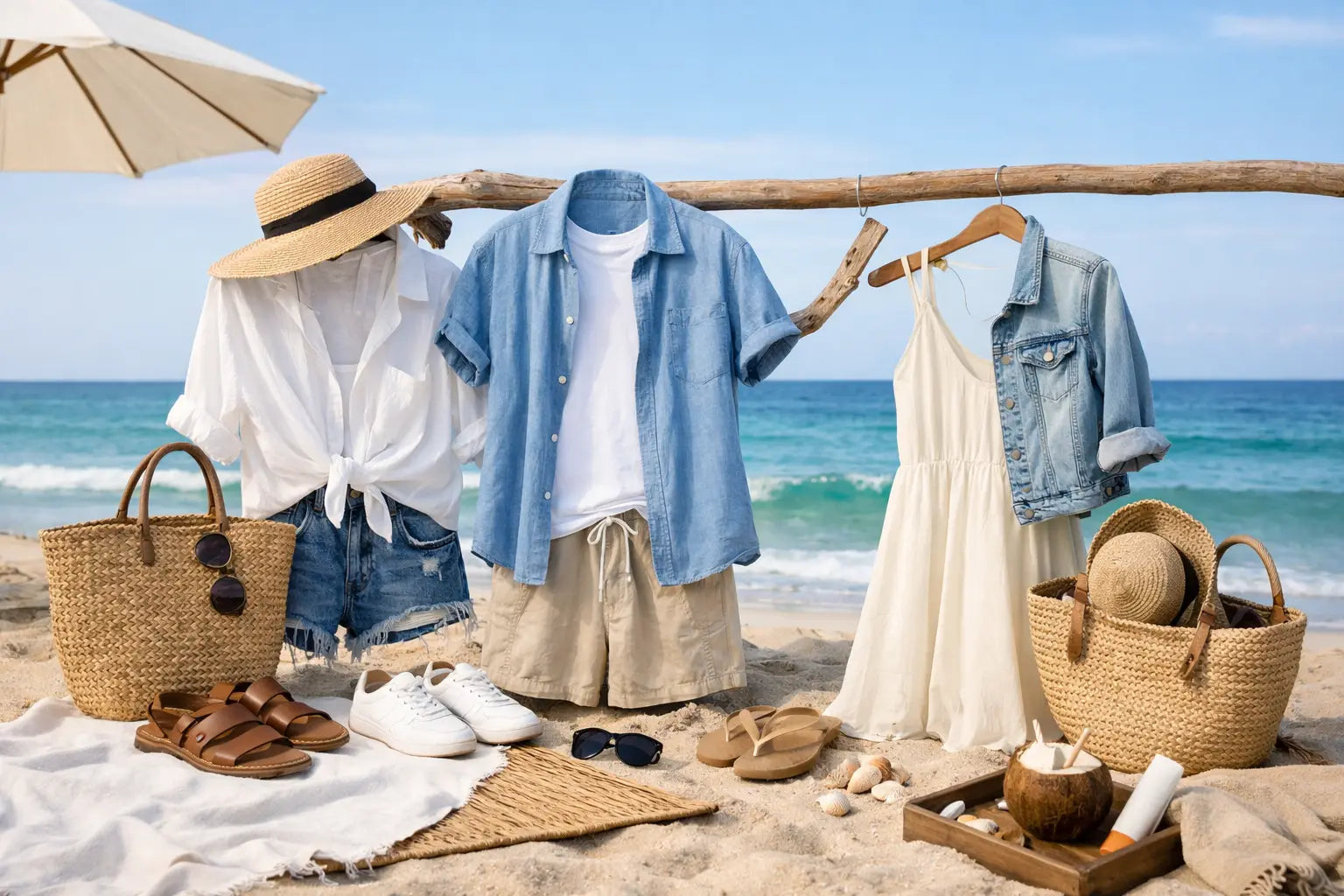 10 Relaxed Weekend Outfit Ideas for Beach Days