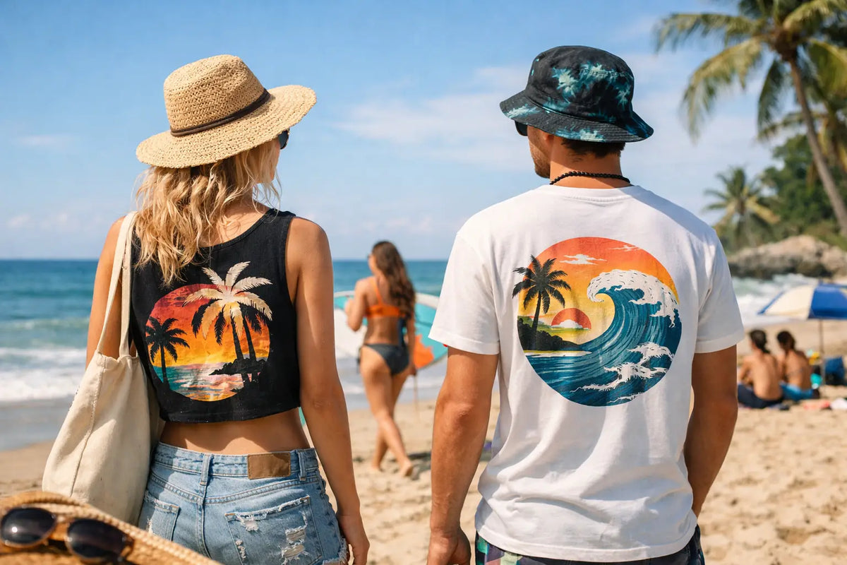 Graphic Apparel Trends for Beach-Ready Days