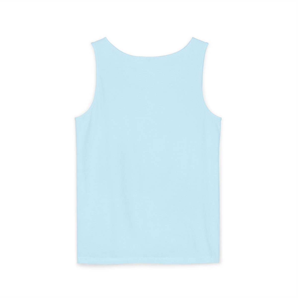 Sand & Tan Beach Tank Top — Minimal Sunrise Graphic