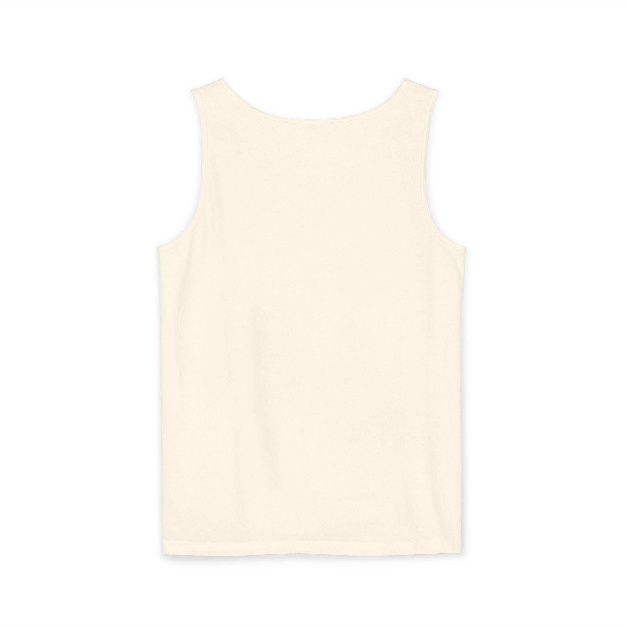 Sand and Tan Beach Tank Top — Vintage Surf Graphic