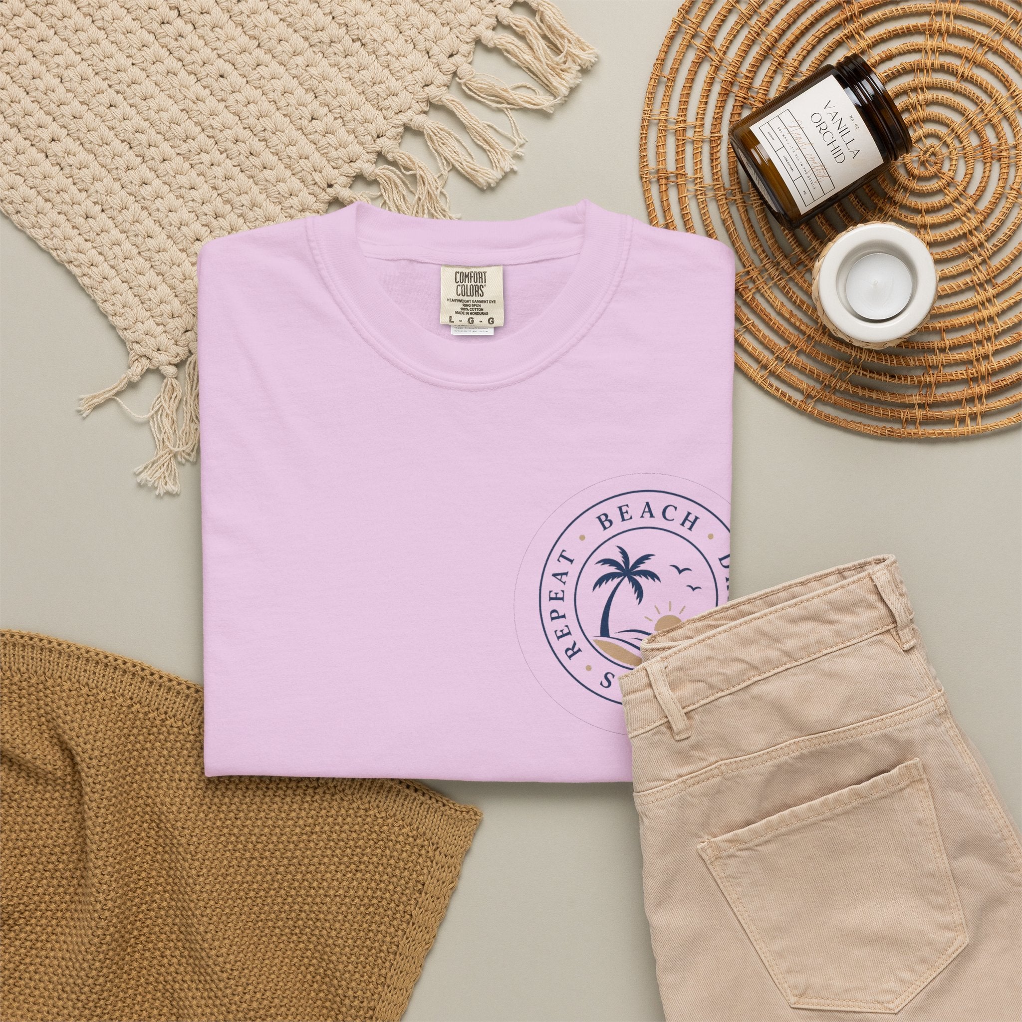 Beach, Drink, Sleep, Repeat T-Shirt — Vintage Coastal Graphic Tee