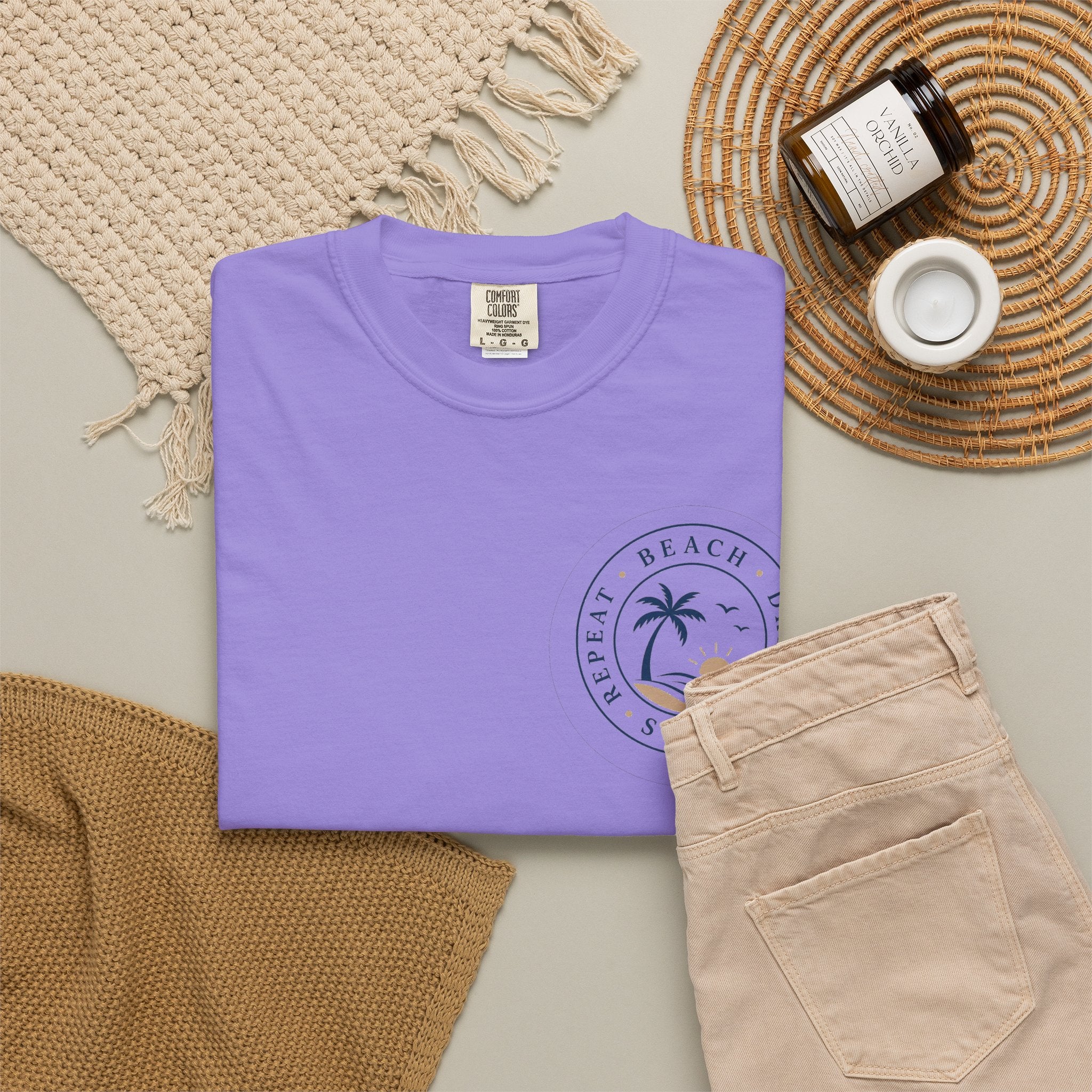 Beach, Drink, Sleep, Repeat T-Shirt — Vintage Coastal Graphic Tee
