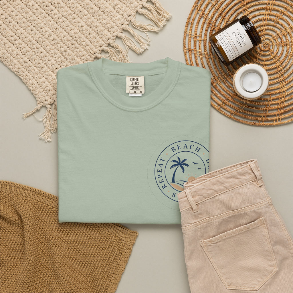 Beach, Drink, Sleep, Repeat T-Shirt — Vintage Coastal Graphic Tee
