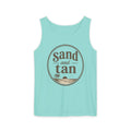 Sand and Tan Beach Tank Top — Vintage Surf Graphic